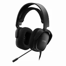 Diadema Gaming Xpg Precog S, Alambrico, Microfono, 1.3m, 3.5mm, Audio 3d, Negro